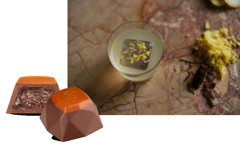 Neuhaus Chocolate Cocktails Saké sunrise Neuhaus Chocolate Cocktails Saké sunrise