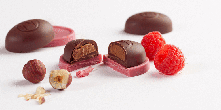 Neuhaus Chocolates Hazelnut Praliné + Raspberry