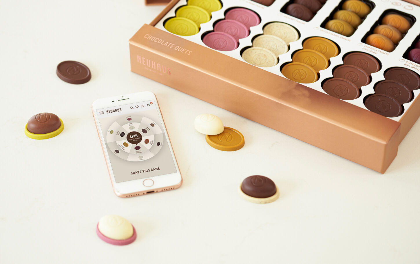 Try it our: Create your own praline