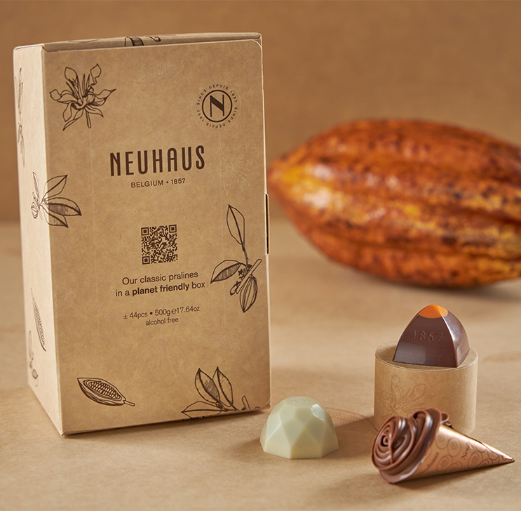 Neuhaus Chocolates Sustainable Packaging