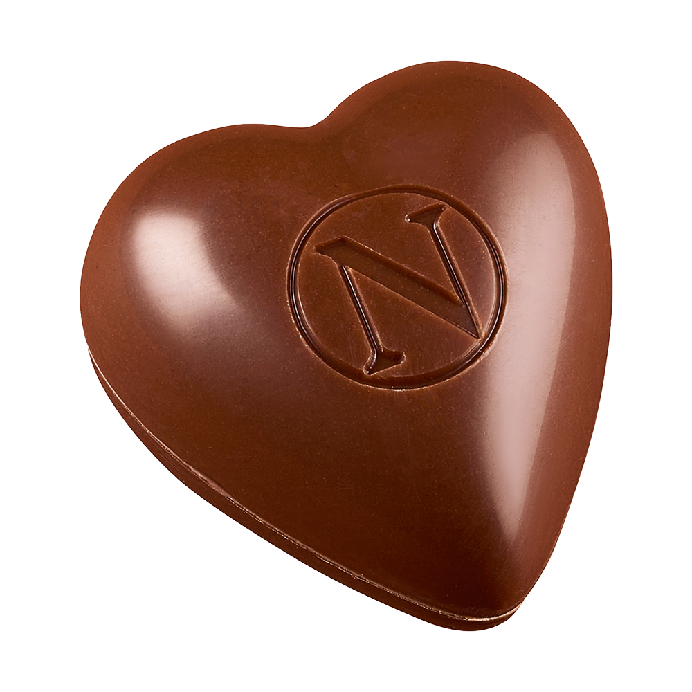 Neuhaus Chocolates Heart Milk Almond Sesame