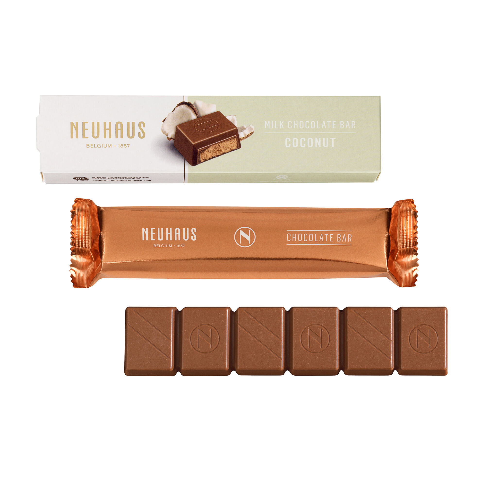 Milk Chocolate Bar - Coconut image number 01