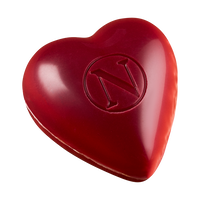 White / red heart - Raspberry & pecan nut