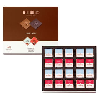 Belgian Chocolate Squares - Carré Classic Milk & Dark 40 pcs