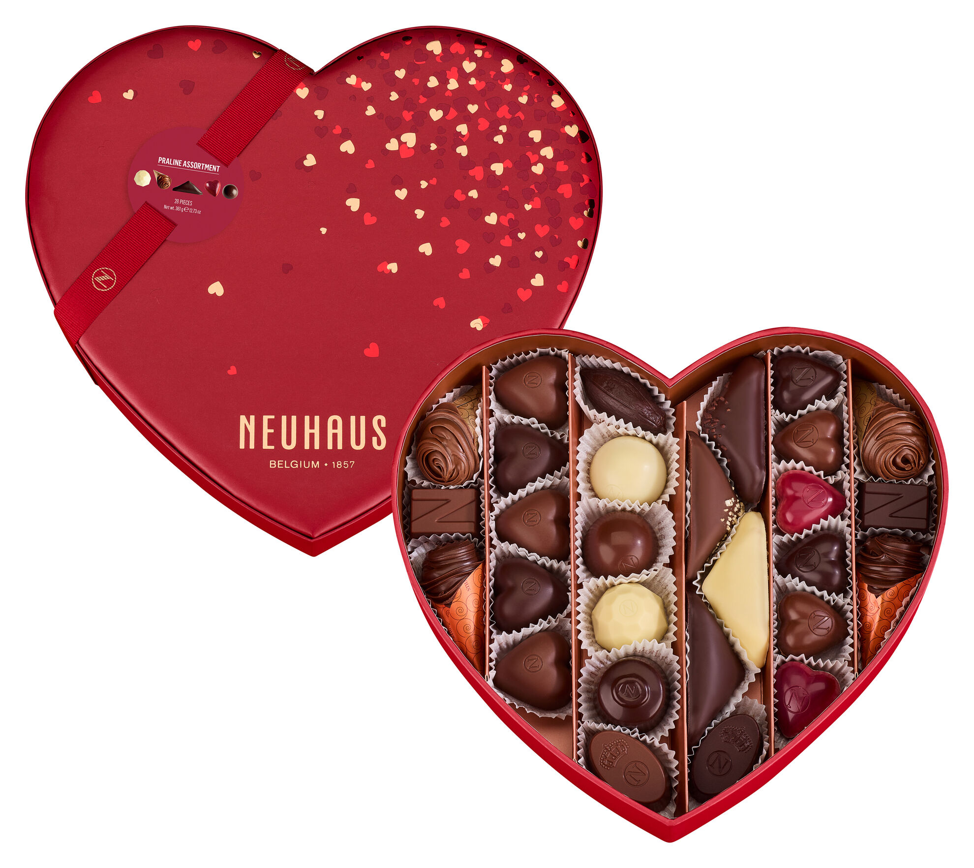 Valentine Medium Heart Box 28 PC image number 01