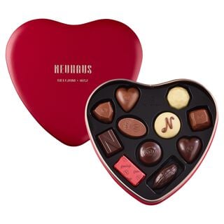 Red Metal Heart Box