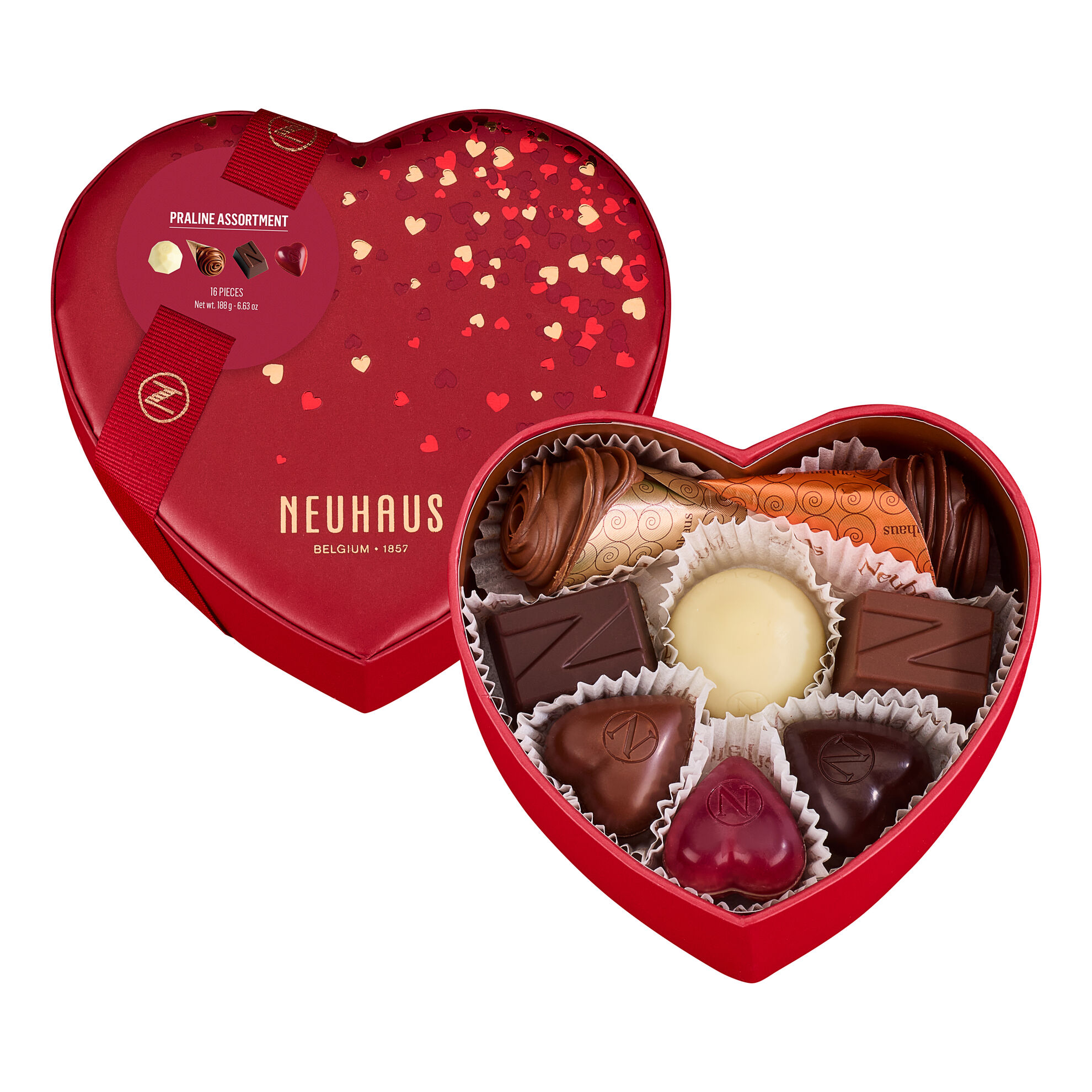 Valentine Small Heart Box 16 PC image number 01