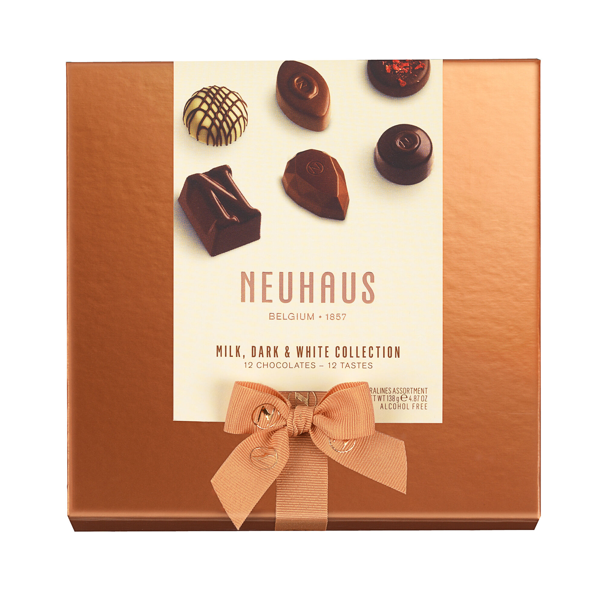 Neuhaus Discovery Collection: Milk, Dark, White Chocolate Assortment 12 pcs image number 11