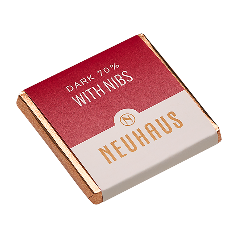 Neuhaus Chocolates Carr&eacute; Dark With Nibs
