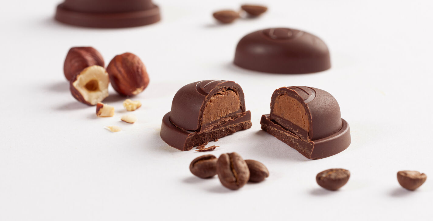 Neuhaus Chocolates Hazelnut Pralin&eacute; + Coffee