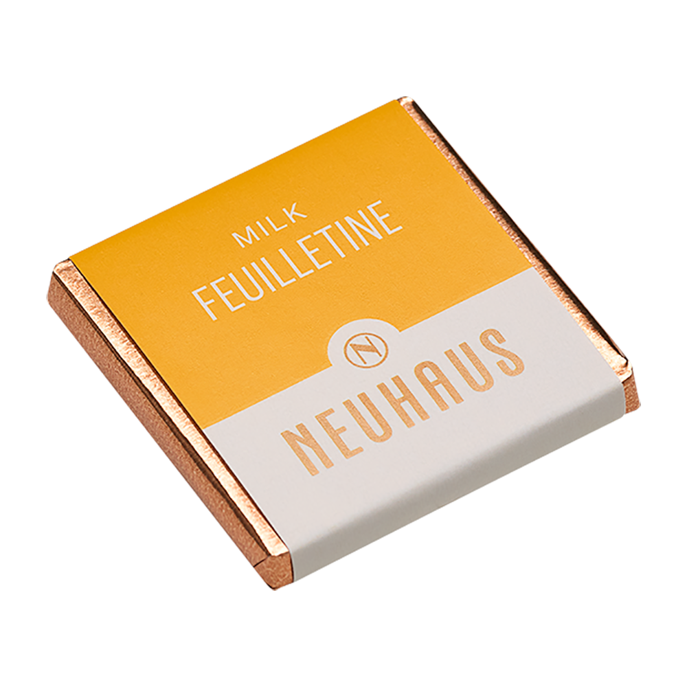 Neuhaus Chocolates Carr&eacute; Milk Feuilletine