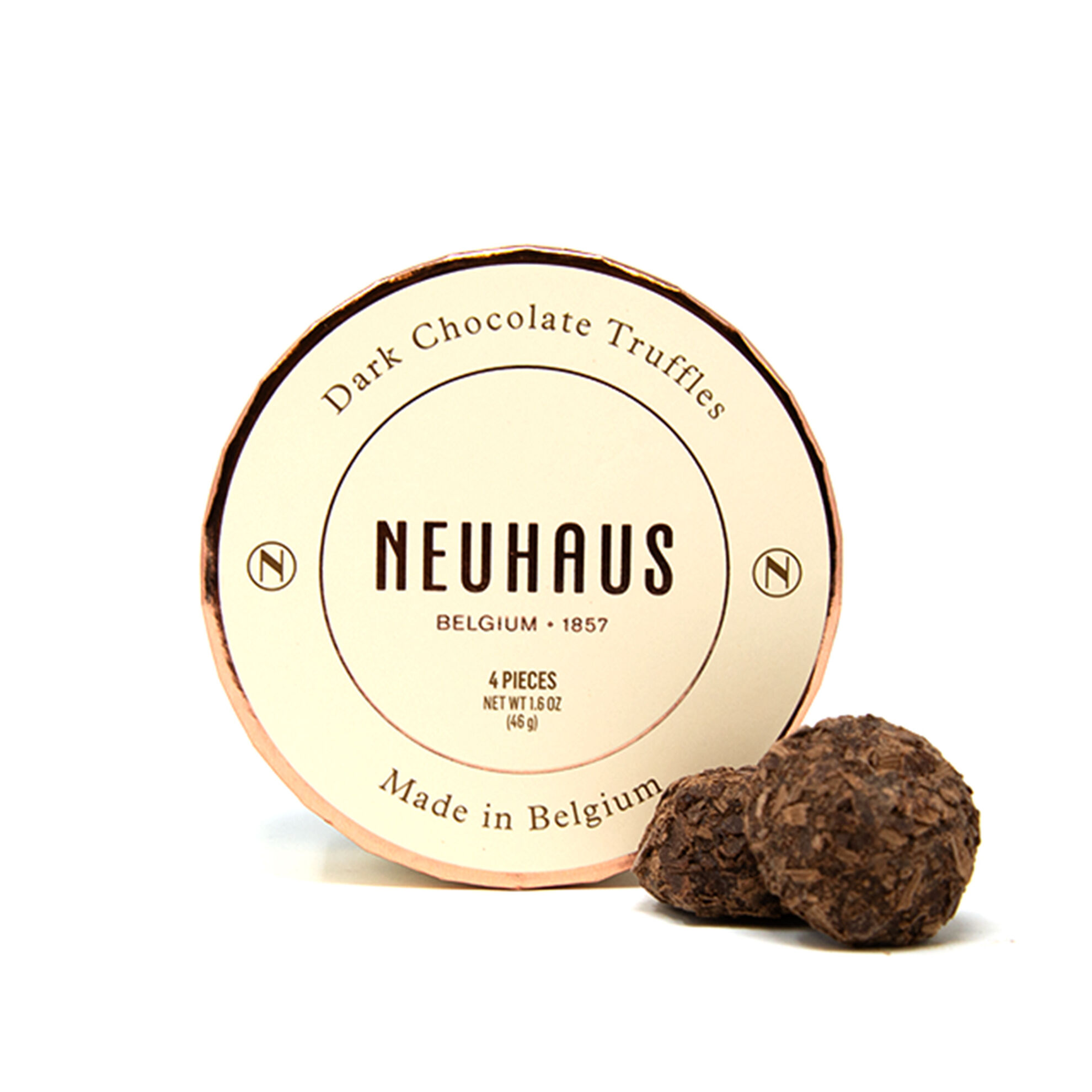 Dark Chocolate Truffles in Round Box Small image number 21