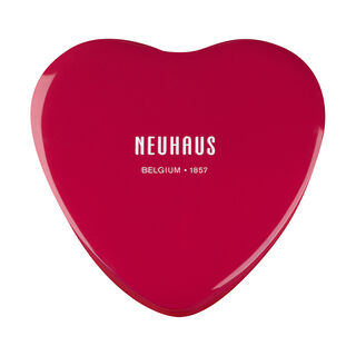 Red Tin Heart Box Chocolate Assortment 10 pcs