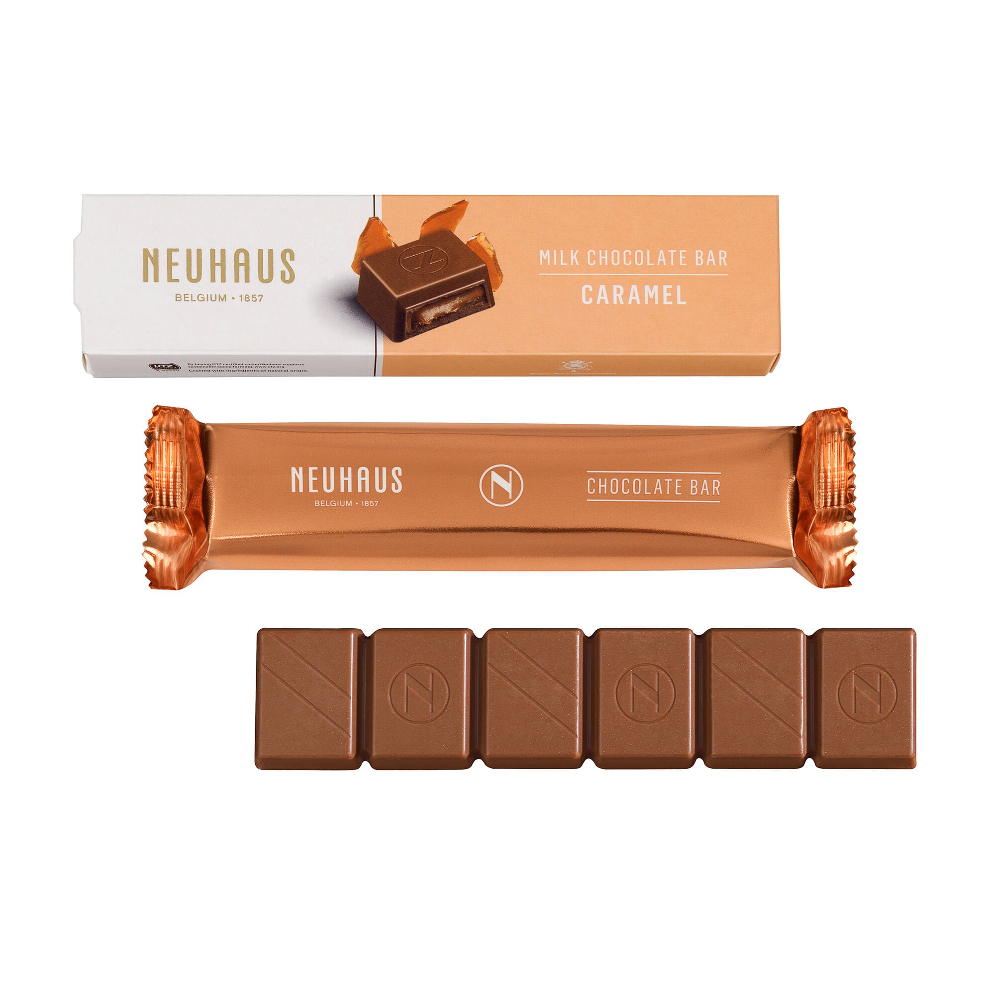 Barre chocolat caramel beurre sal&eacute; image number 01