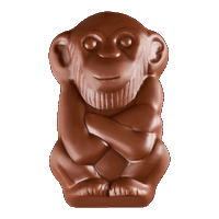 SMALL MILK FIGURES FILLED WITH PRALIN&Eacute;